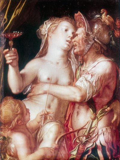 Mars and Venus by Joachim Anthonisz Wtewael