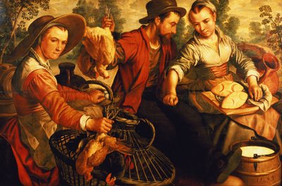 At the Market by Joachim Beuckelaer