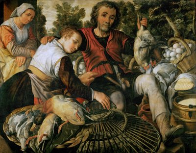Market Scene by Joachim Beuckelaer