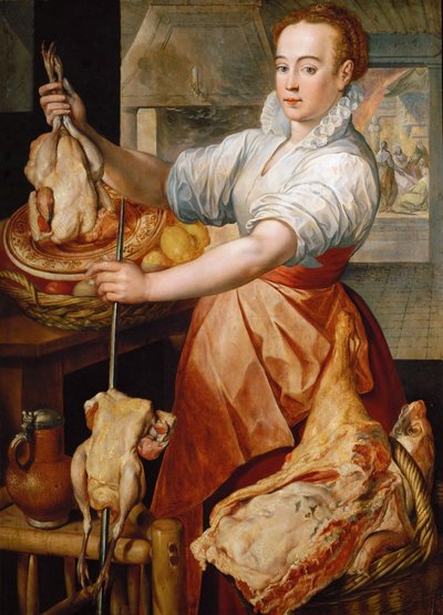 The Cook (Christ in the House of Martha and Mary) by Joachim Beuckelaer
