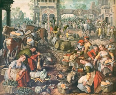 Market Square by Joachim Beuckelaer