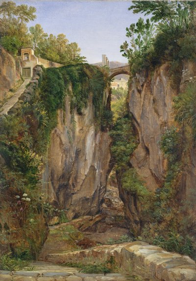 A rocky Valley in Sorrento by Joachim Faber