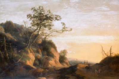Travellers in a Landscape by Joachim Govertsz Camphuysen