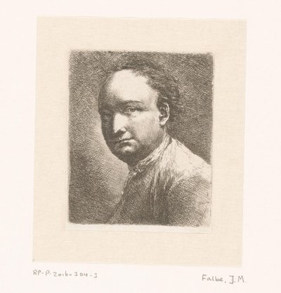 Portrait of the Painter Johann Harper by Joachim Martin Falbe