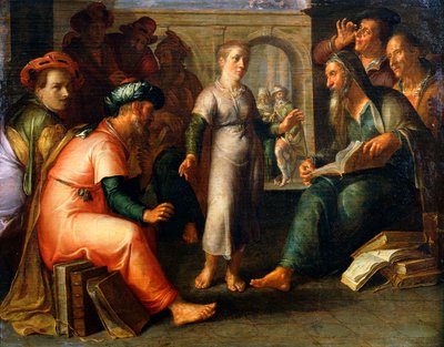 Christ among the Doctors by Joachim Wtewael or Utewael