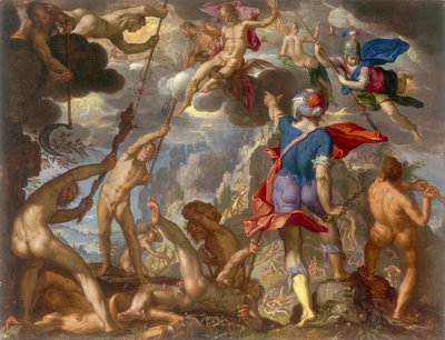 The Battle between the Gods and the Giants by Joachim Wtewael or Utewael