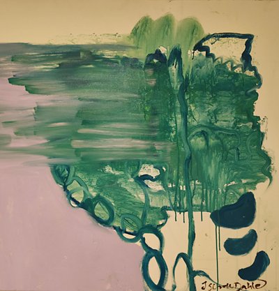 Green Flow Abstract by Joackim Schou Dahle