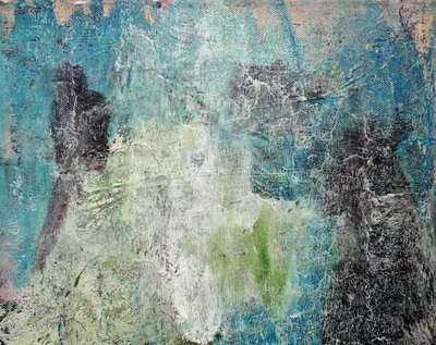 Textured Blue Green by Joackim Schou Dahle