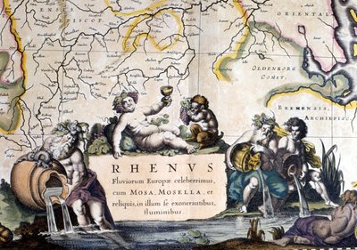 Allegory of the Rhine by Joan Blaeu