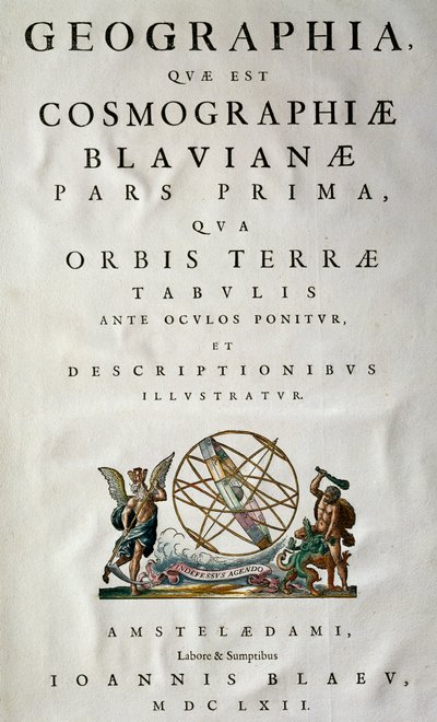 Atlas Maior, sive cosmografphiae Blaviana, atlas by Joan Blaeu