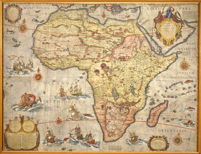 Map of Africa in 1686 by Joan Blaeu by Joan Blaeu