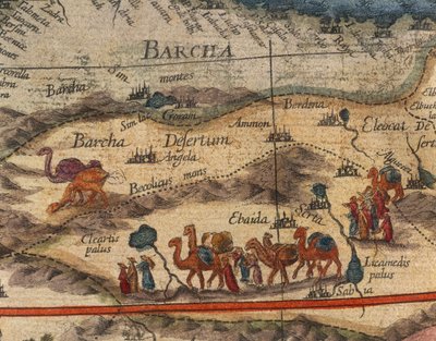 Map of Africa in 1686 by Joan Blaeu (detail) by Joan Blaeu