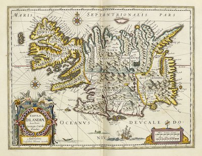 Map of Iceland, from 