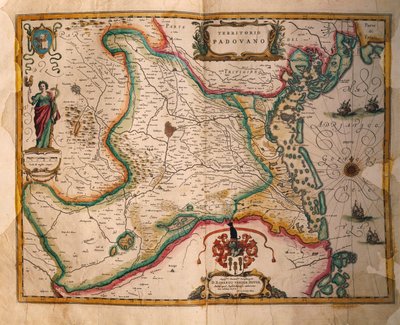 Map of Paduan Domain by Joan Blaeu