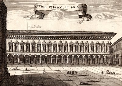 The Archiginnasio Palace, Bologna, Emilia-Romagna, Italy by Joan Blaeu