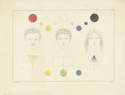 Three Facial Types with Corresponding Colors by Joannes Bemme