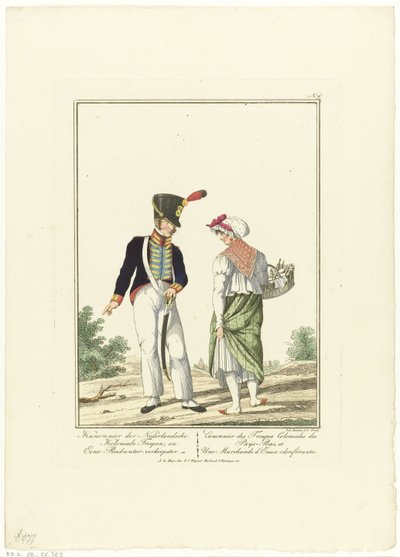 Cannoneer with a Perfume Seller by Joannes Bemme