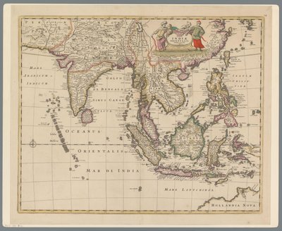 Map of Indonesia by Joannes L
