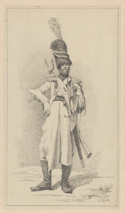 Sapper in the Napoleonic Army by Joannes Pieter Visser Bender