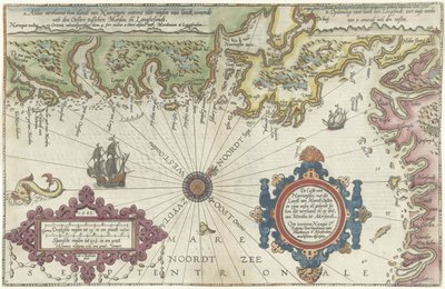 Map of the Coast of Norway and Sweden between Merdøy and Uddevalla by Joannes van Doetechum (I)
