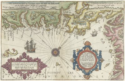 Map of the Coast of Norway and Sweden Between Merdøy and Uddevalla by Joannes van Doetecum