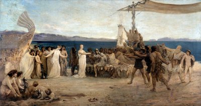 Foundation of Marseille in 600 BC - Les Noces de Protis et Gyptis by Joanny Rave