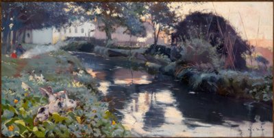 Moat in Condal by Joaquim Mir i Trinxet