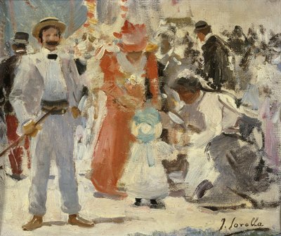 At the Fair by Joaquín Sorolla