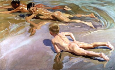 Children on the Beach by Joaquin Sorolla y Bastida
