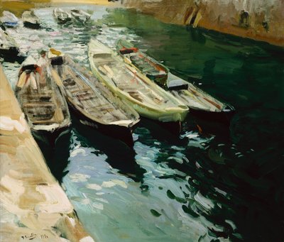 Drifters, Zarautz, near San Sebastian by Joaquin Sorolla y Bastida