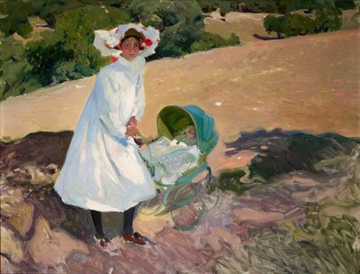 Elenita in El Pardo by Joaquin Sorolla y Bastida
