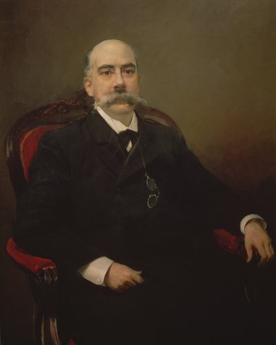 Portrait of Emilio Castelar y Ripoll, Spanish Statesman, Orator and Writer by Joaquin Sorolla y Bastida