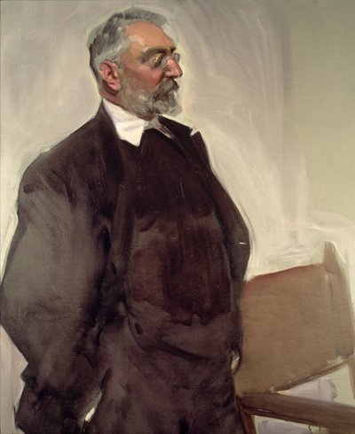 Portrait of Miguel de Unamuno y Jugo by Joaquin Sorolla y Bastida