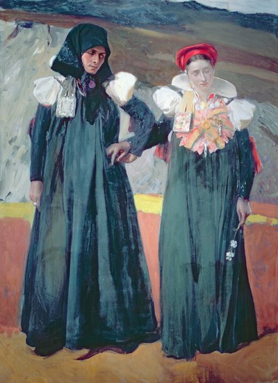 Traditional Dress from the Anso Valley by Joaquin Sorolla y Bastida
