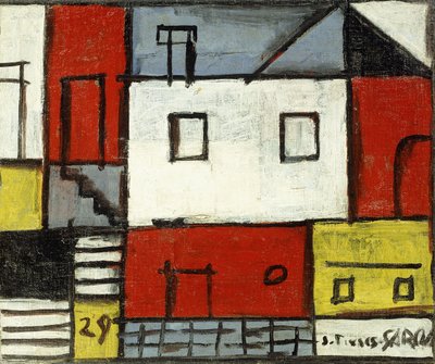 Five Colours Composition by Joaquin Torres Garcia