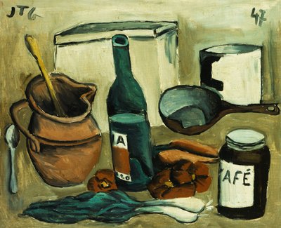 Still-Life; Box of Seven Items by Joaquin Torres Garcia