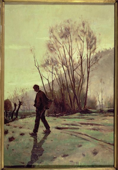 The Peasant Farmer by Joaquin Vayreda