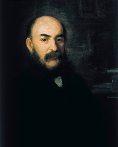 Portrait of Jose Amador de los Rios y Serrano by Joaquín Espalter y Rull