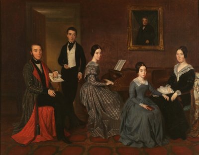 The family of Jorge Flaquer by Joaquín Espalter y Rull