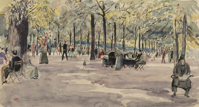 The Tuileries Gardens, Paris by Job Nixon