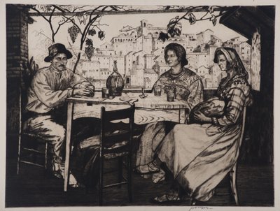 Una Trattoria, 1928 by Job Nixon