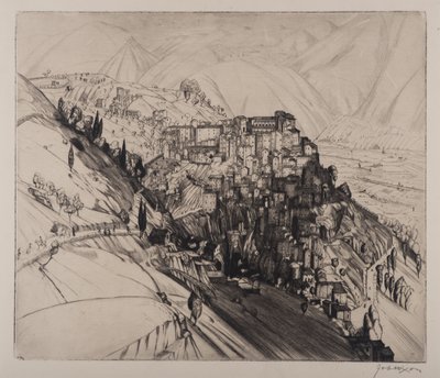 View of Anticoli Corrado by Job Nixon