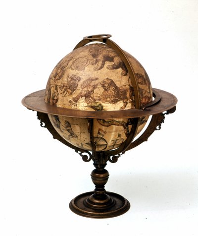 Celestial globe by Jodocus Hondius by Jodocus Hondius