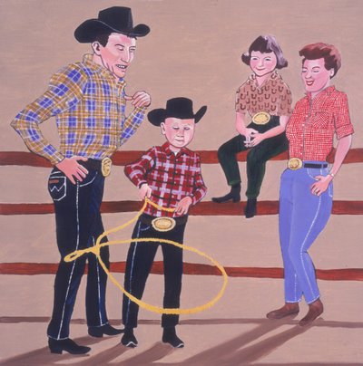Cowboy Family by Joe Heaps Nelson
