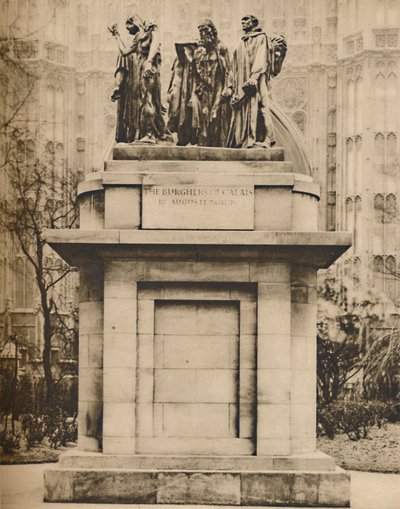 The Burghers of Calais in the Victoria Tower Gardens, c1935 by Joel