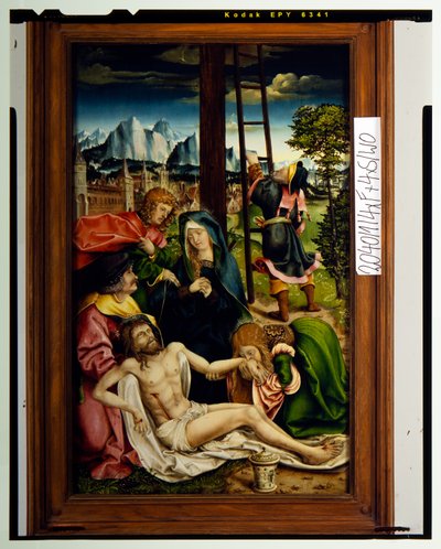 The Lamentation Over The Dead Christ by Joerg the Elder Breu