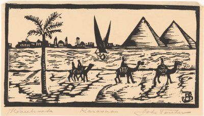 Caravan by Joh. Fonken (signed by artist)
