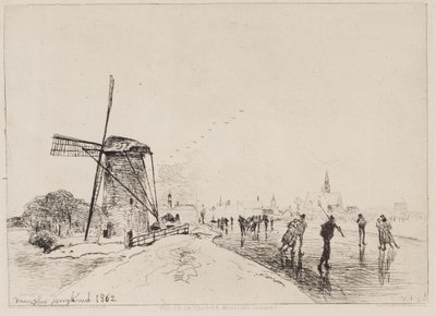 View of the City of Maaslins by Johan Barthold Jongkind