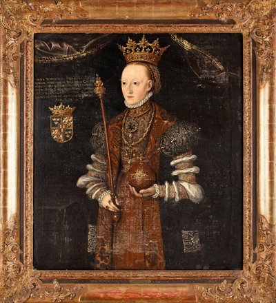 Portrait of Marguerite Lejonhufvud, Queen of Sweden by Johan Baptista van (active 1562 1597) Uther