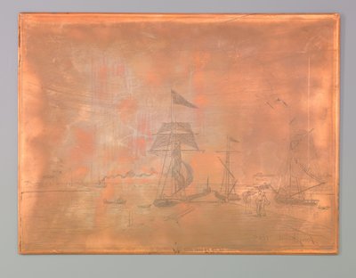 Pier in the port of Honfleur by Johan Barthold Jongkind (signed by artist)